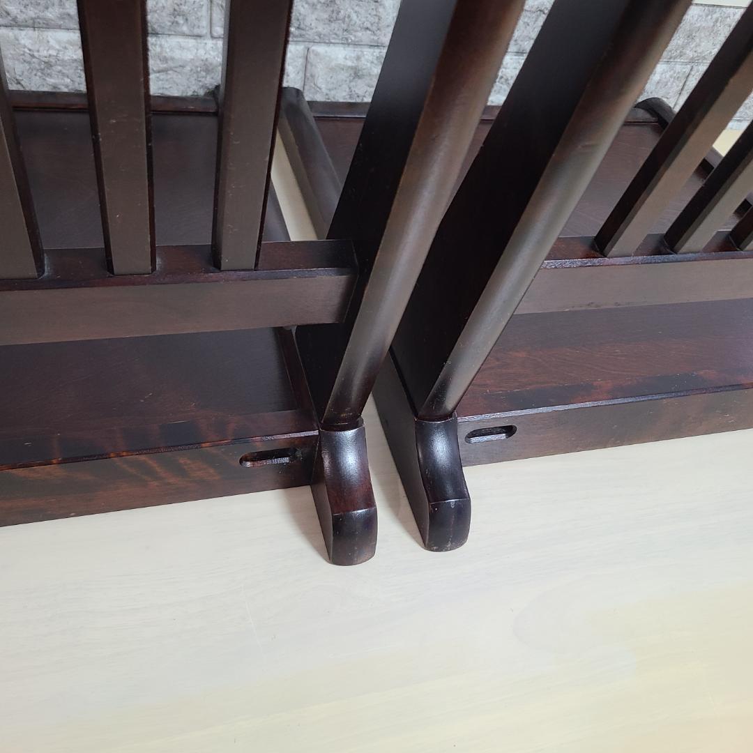 北海道民芸家具　座椅子　2脚セット 高級家具 　②