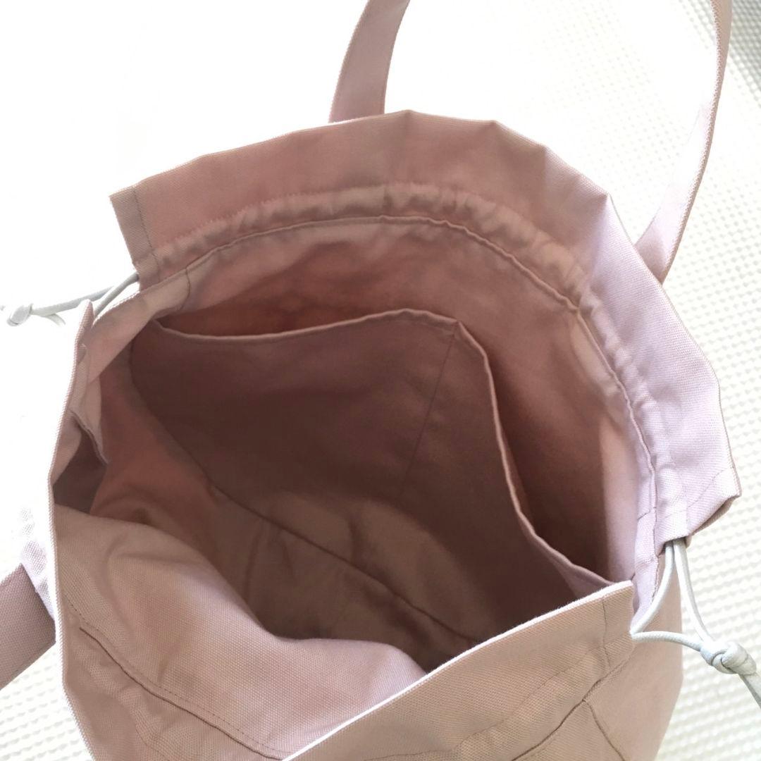 ハンドメイド ミナペルホネン しずくバッグ 巾着バッグ anemone