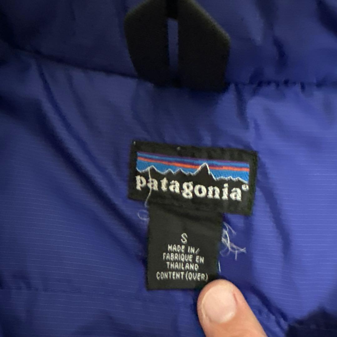 C*o様 Patagonia パタゴニア パフボールベスト プルオーバー 黒/青