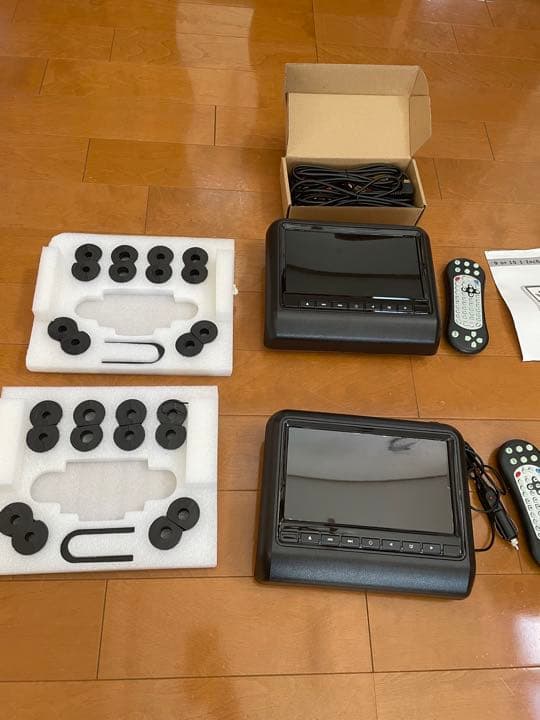 左右リアモニター&DVDプレイヤーキット