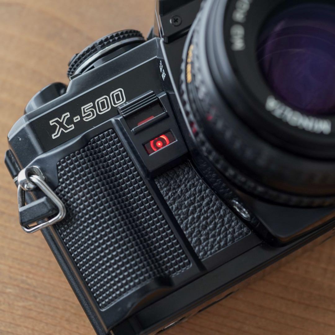 【撮影済み】MINOLTA X-500 フィルム一眼レフ　レンズセット