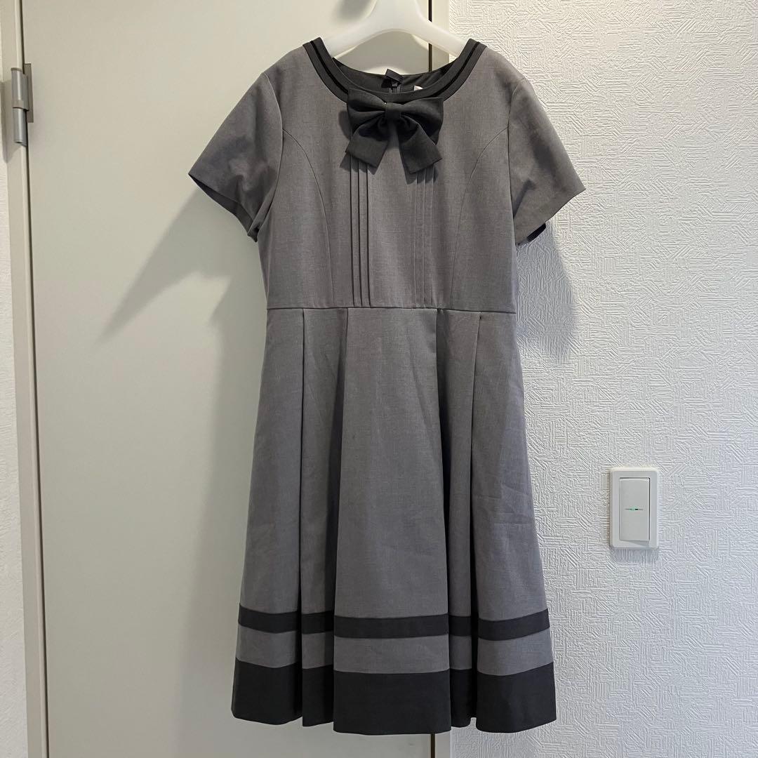 メゾピアノ　セーラージャケット＆ワンピースセット　 グレー