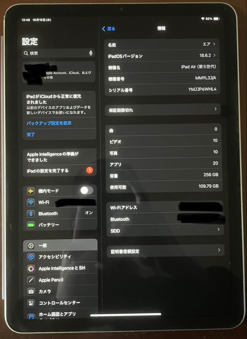 iPad Air (第5世代) 256GB