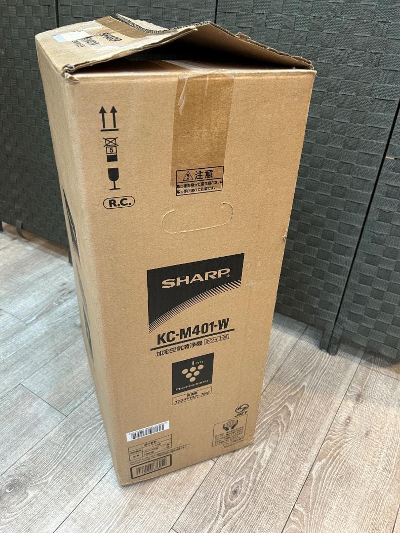 【未使用品】SHARP シャープ 加湿空気清浄機 KC-M401-W