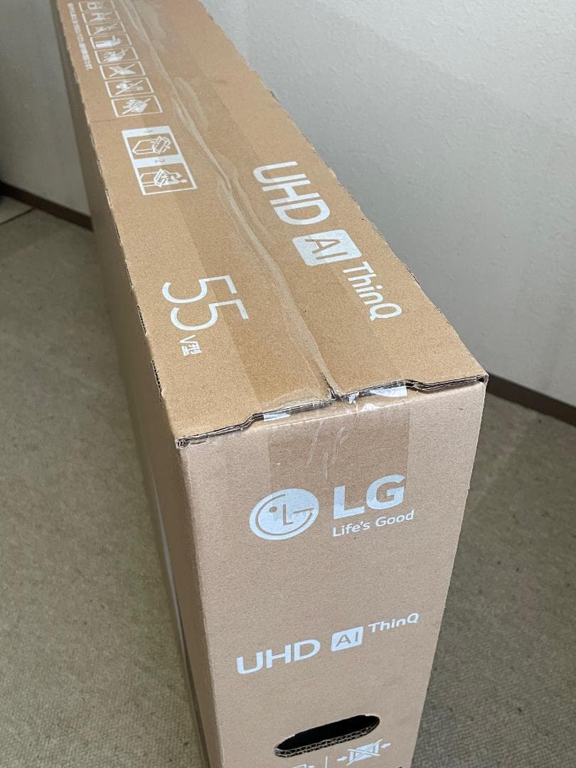 【新品】LG UHD AI ThinQ 55V型 テレビ 55UR801C0JB