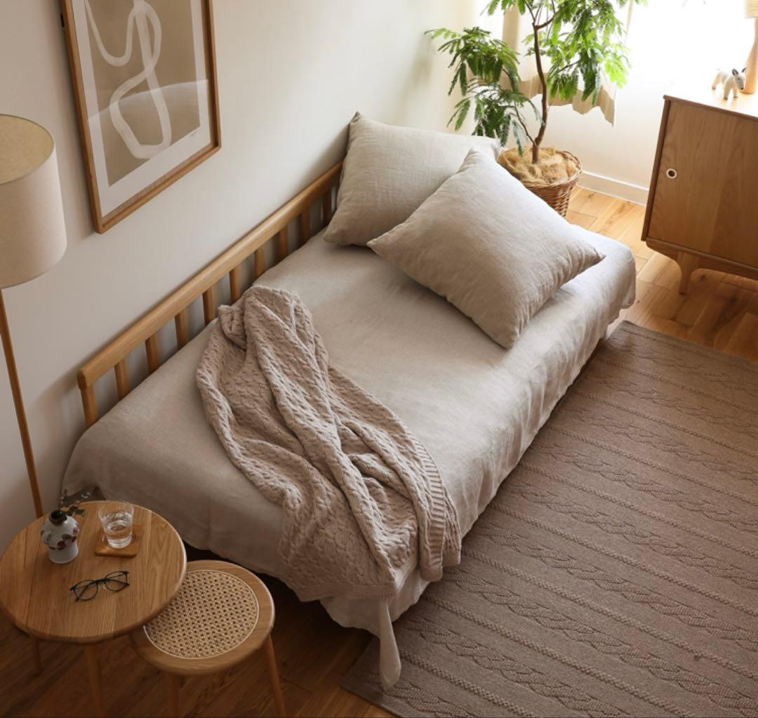 Re:CENO(リセノ) AGRA 3人掛けソファ リネン生地