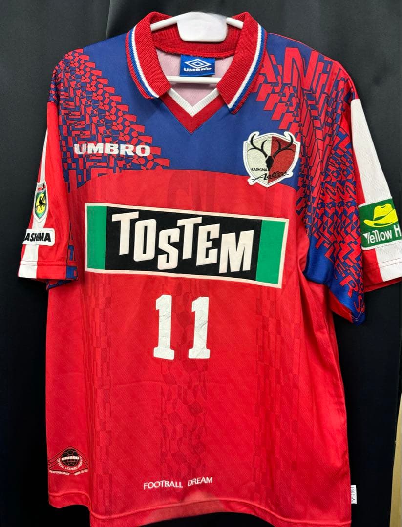 KASHIMA ANTLERS 1997)Umbroサッカーユニフォーム背番号