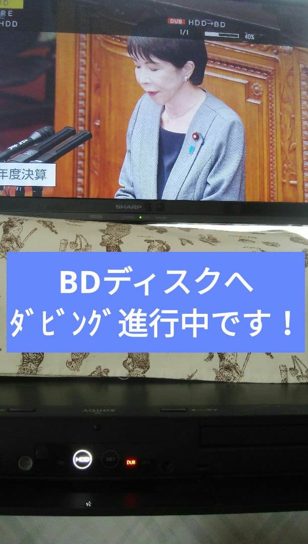 2B-C10DW1/実動で二番組同録可/21年製1TB/新リモ/4k再生/ドラ丸