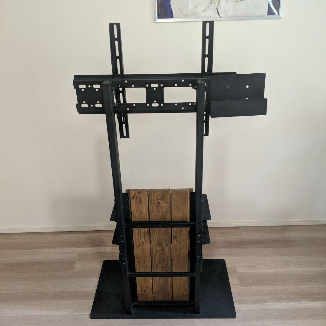 壁寄せスタンド　インダストリアル　テレビスタンド