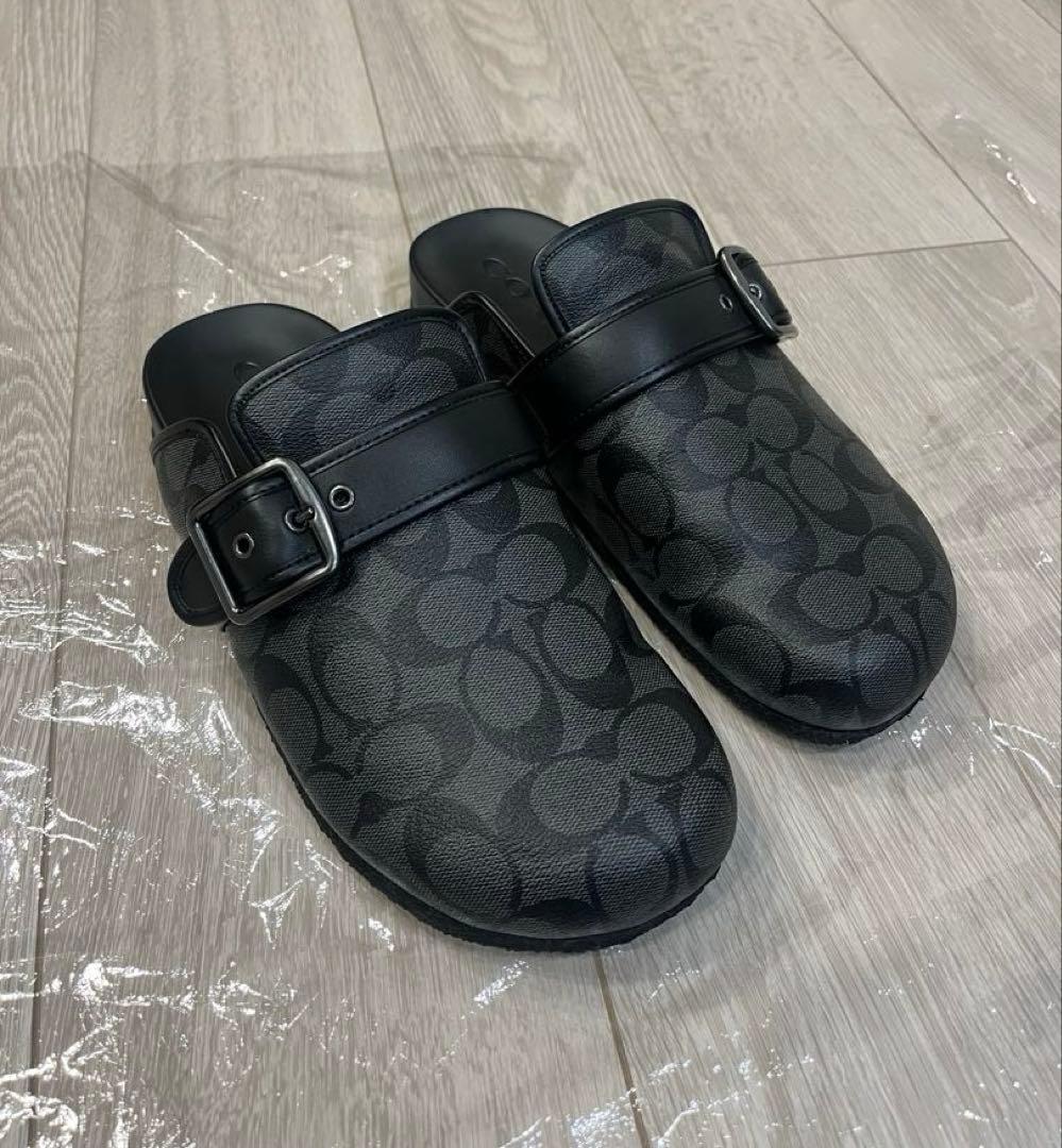 【専用】チワワ〜ん様 COACH シグネチャー柄 ミュールサンダル サイズ43