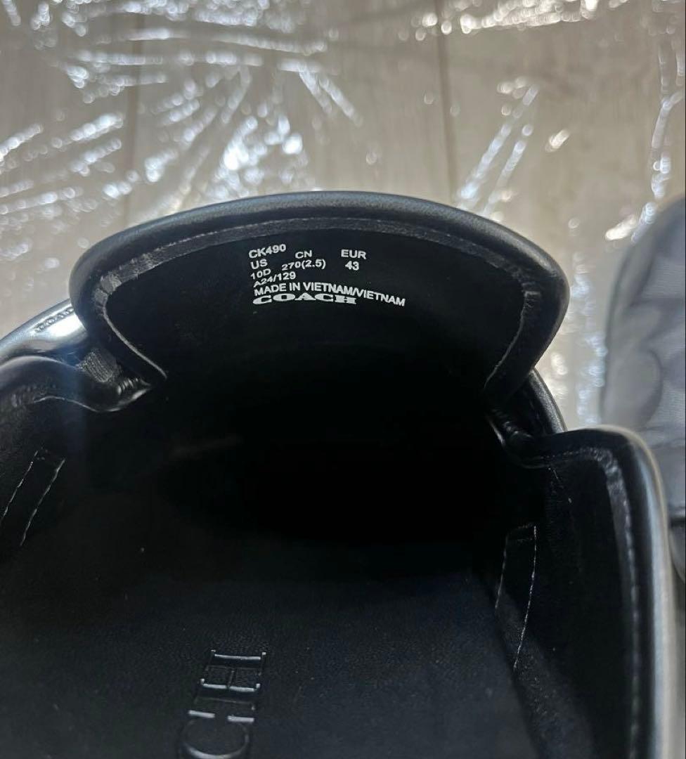 【専用】チワワ〜ん様 COACH シグネチャー柄 ミュールサンダル サイズ43