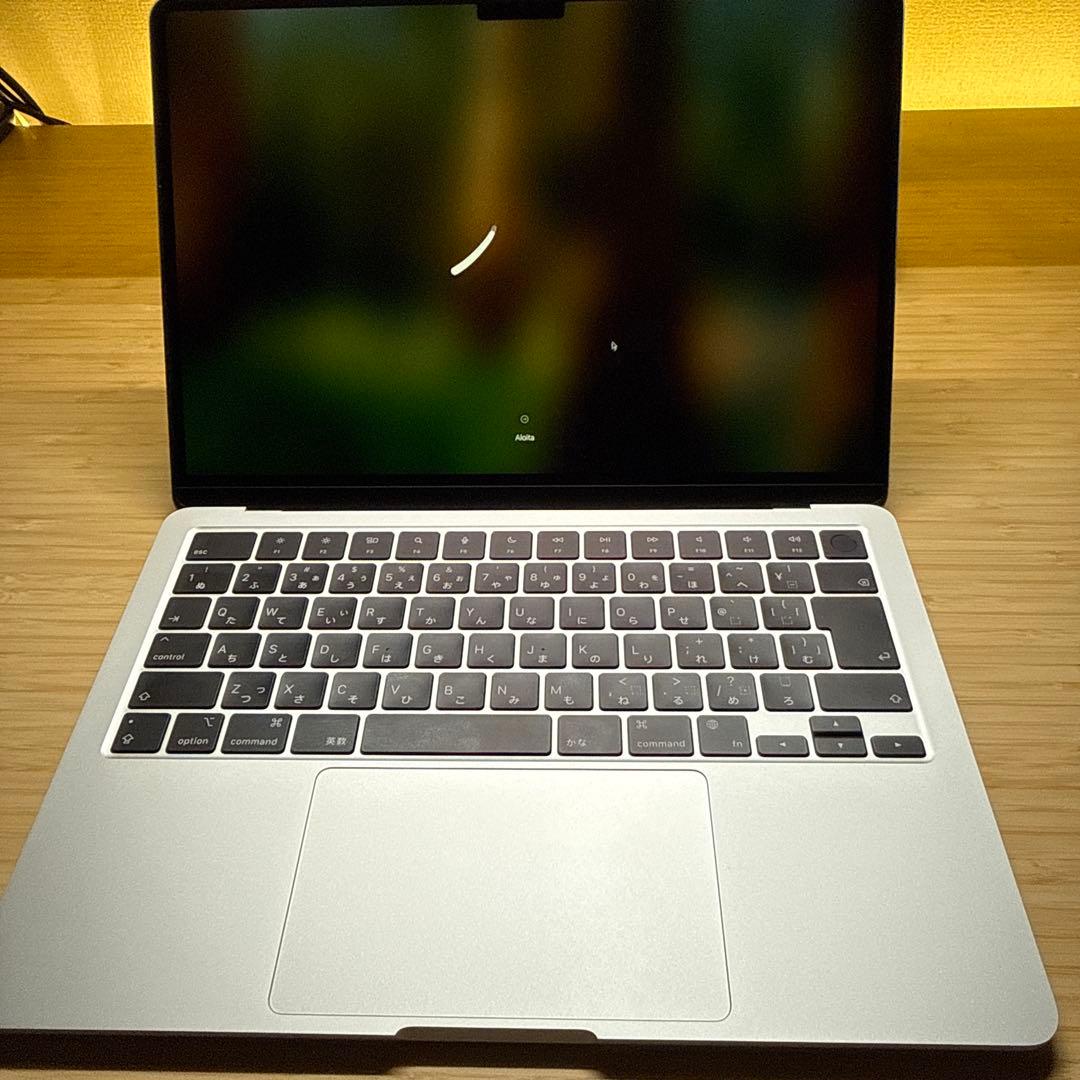 Apple MacBook Air M2シルバー 本体 SSD256GB
