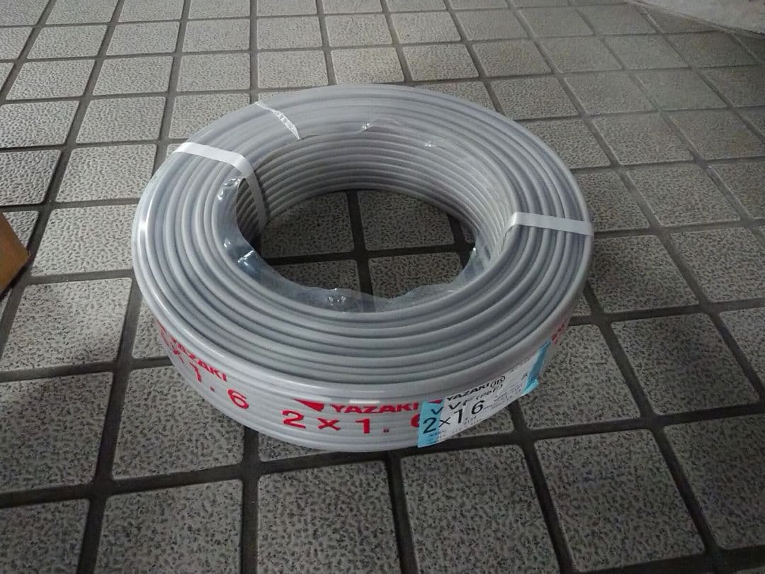 矢崎 VVF1.6-2C Fケーブル　100m 新品未使用 YAZAKI