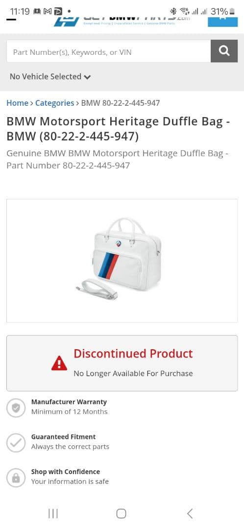  Motorsport Heritage Collection バッグ