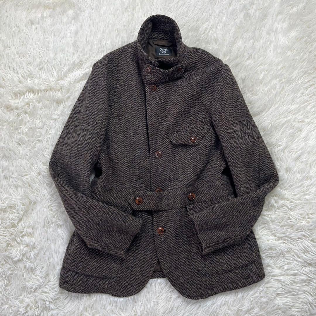 【入手困難】サウンドマン ハリスツイード ノーフォークジャケット くるみボタン