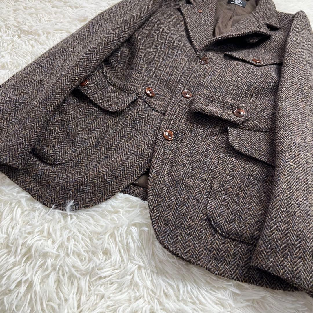 【入手困難】サウンドマン ハリスツイード ノーフォークジャケット くるみボタン