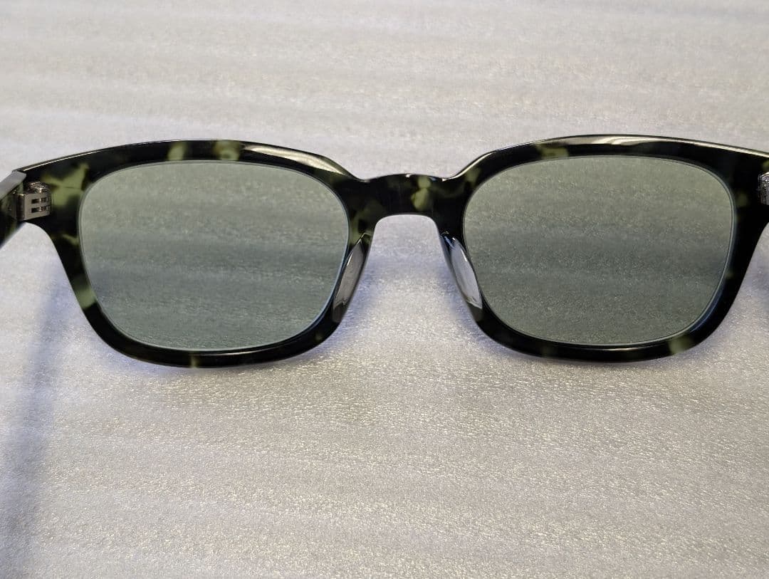 COOTIE PRODUCTIONS スクエア型サングラス ブラック・グリーン