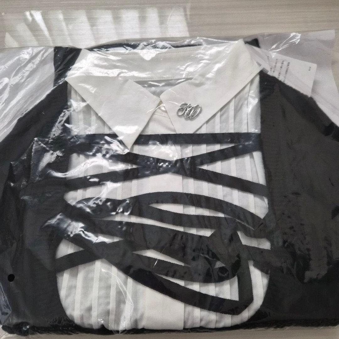 ミシェルマカロン　ハニーミュウ　レースアップドッキングトップス　XSサイズ　黒