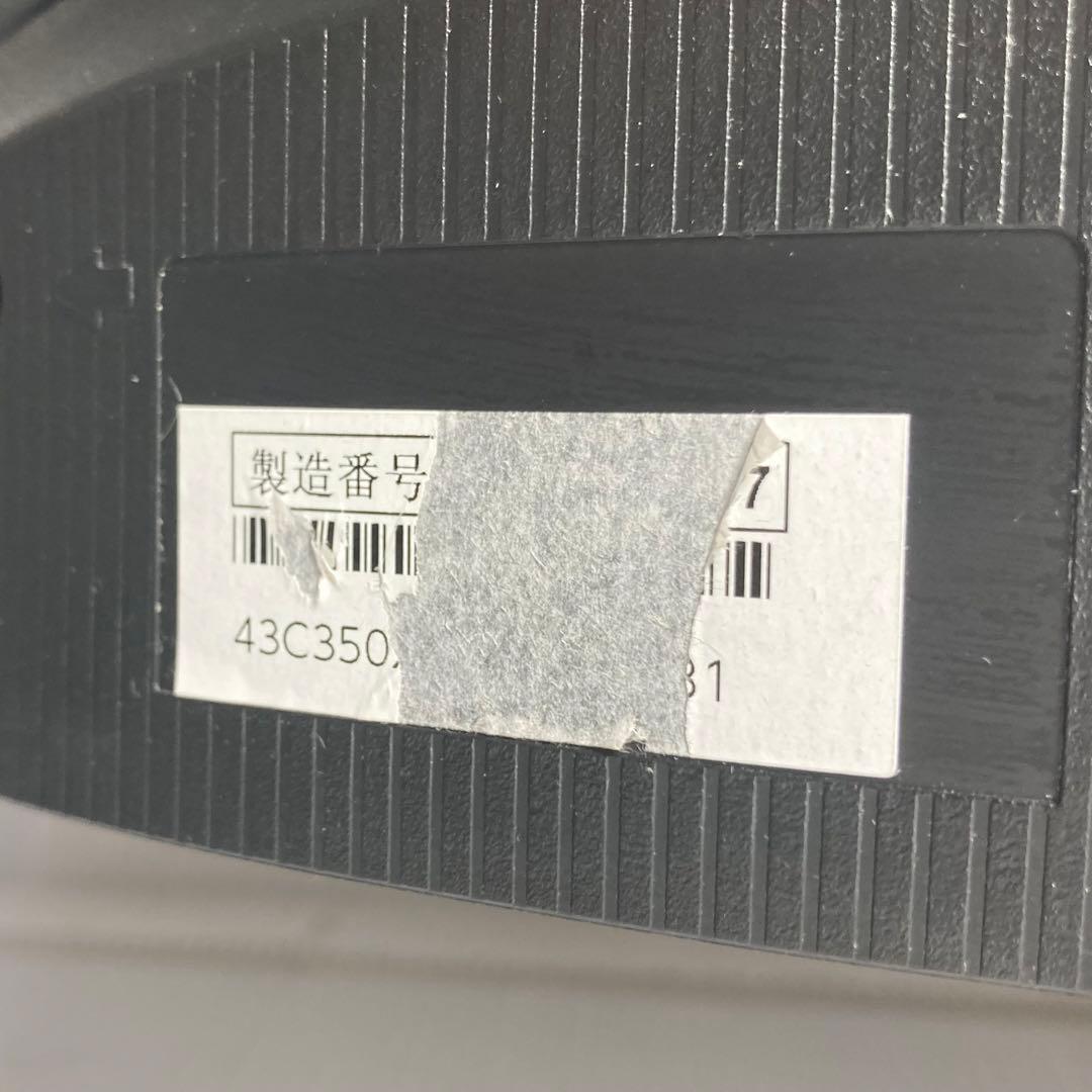 極美品 東芝 REGZA 43インチ 4Kテレビ 43C350X 2022年製