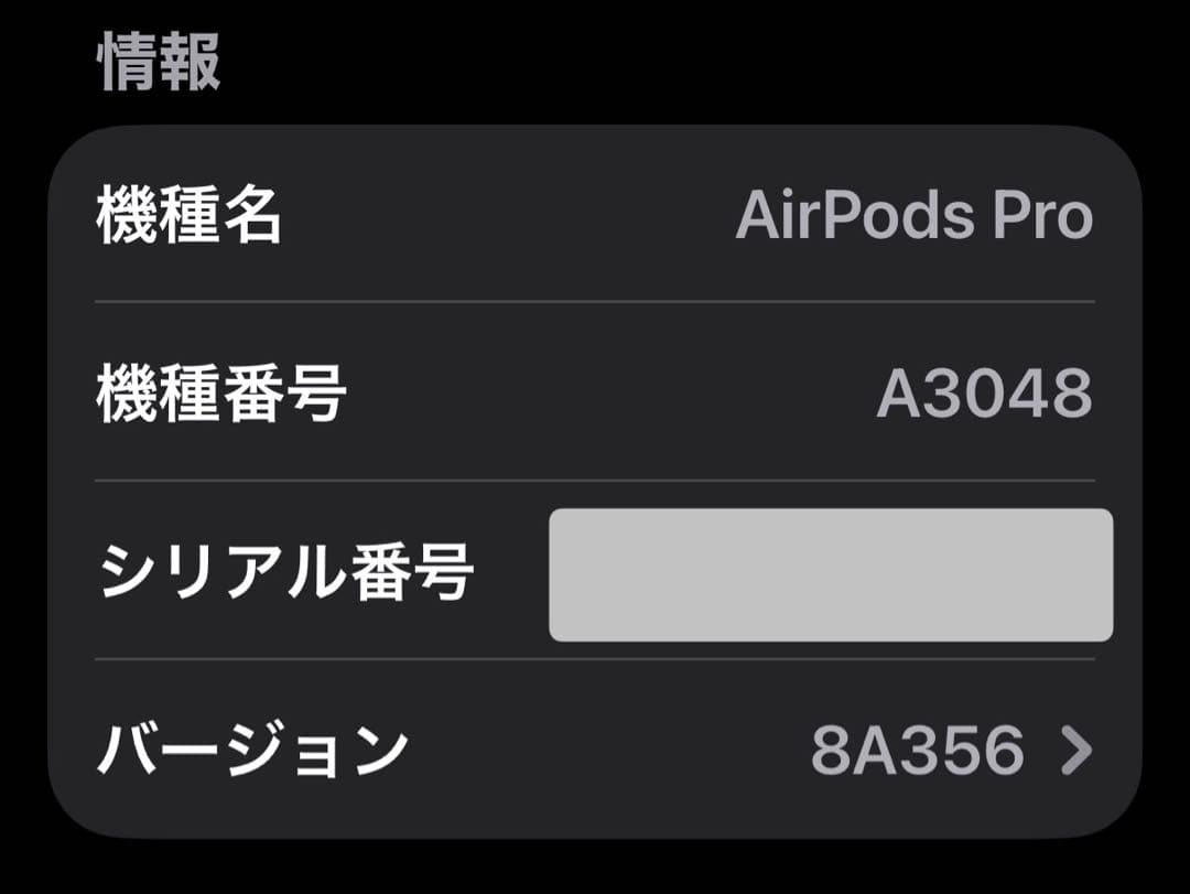 Apple AirPods Pro第2世代　A3047 USB C