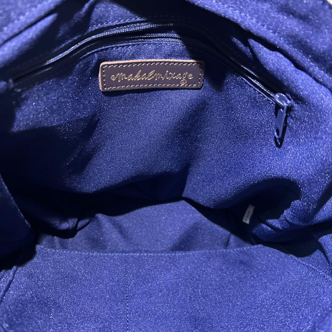 未使　タグ付　mahalmixage マハルミクサージュ　ビジューバック　トート