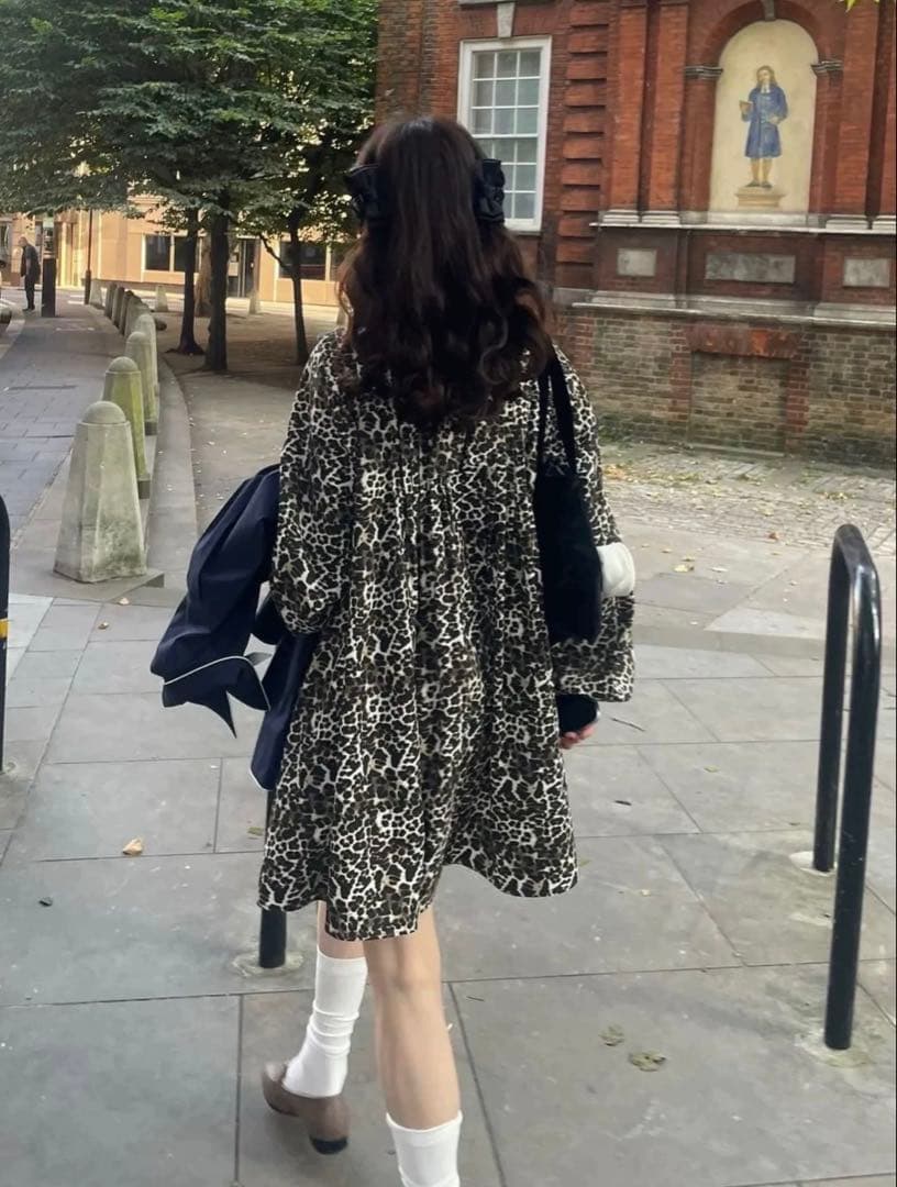 Bibiy CAITLYN MINI DRESS レオパード