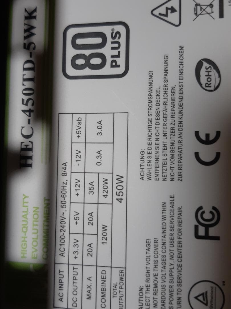 本日限定価格　自作PC　RYZEN3 4100・8GB・180GB・GTX960