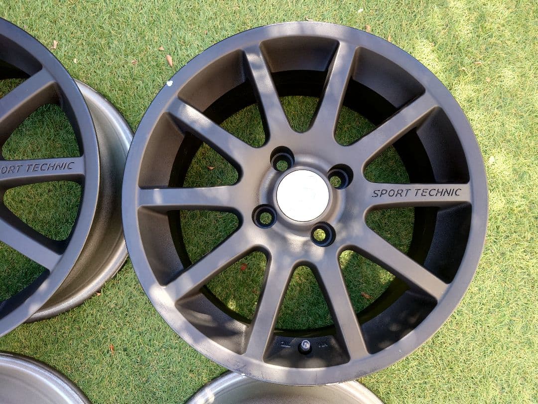 送料込み スポーツテクニック 4H-100 15インチ 6.5J +38 軽カー