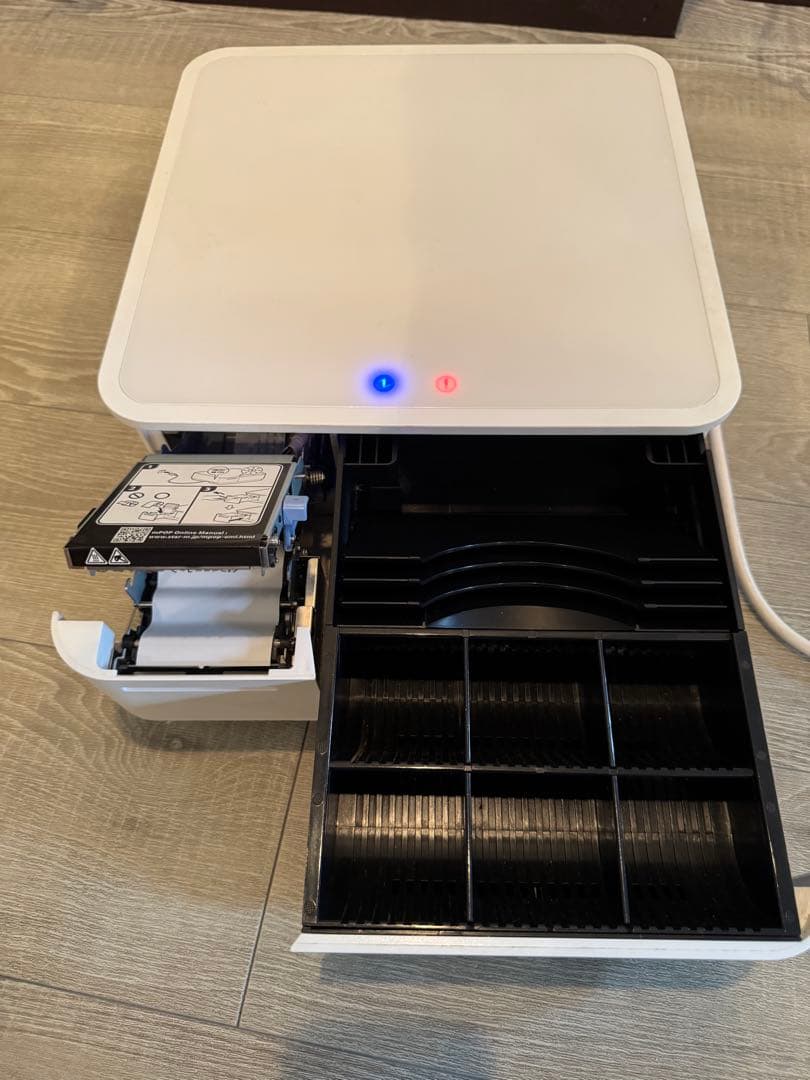 スター精密mPOP本体キャッシュドロア一体型レシートプリンター　レシートロール付