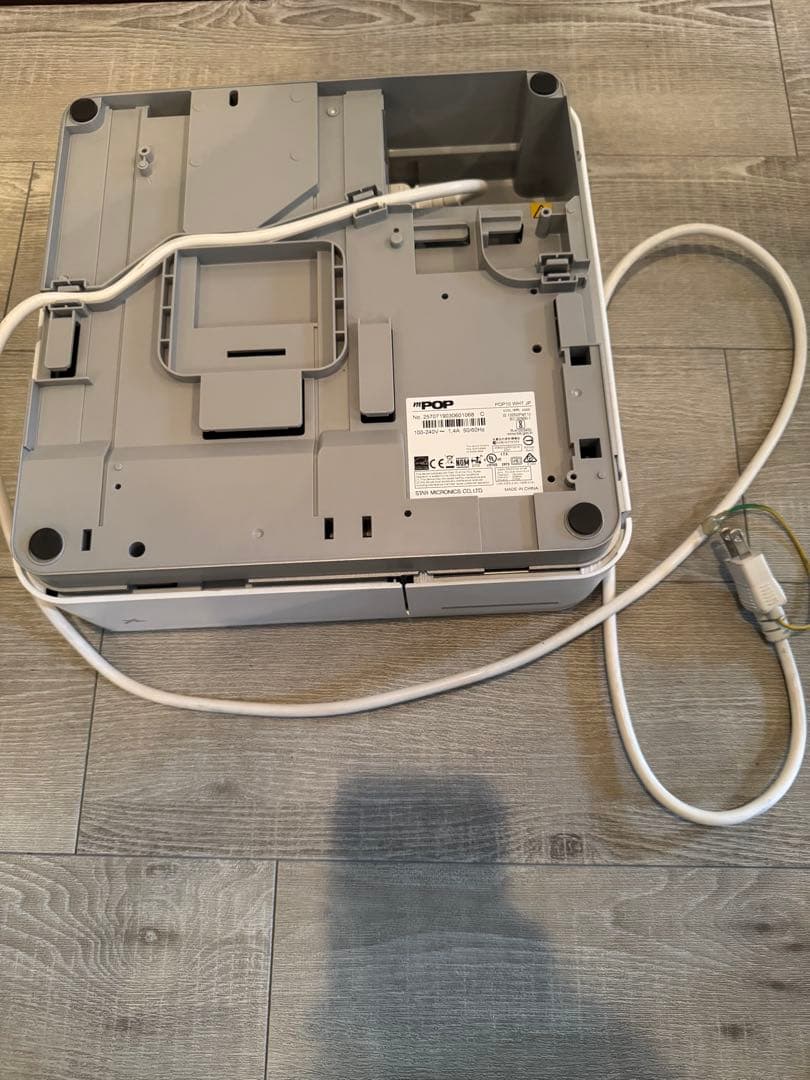 スター精密mPOP本体キャッシュドロア一体型レシートプリンター　レシートロール付