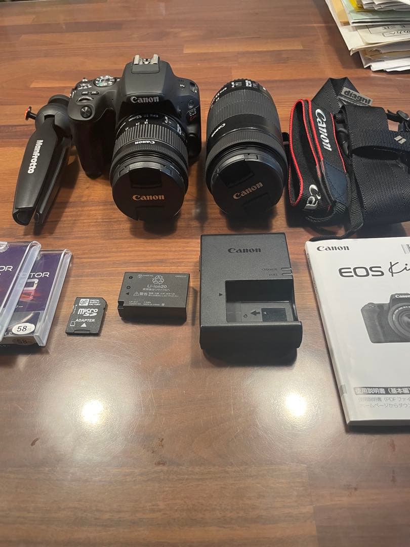 【美品】Canon EOS Kiss X9 ダブルレンズセット