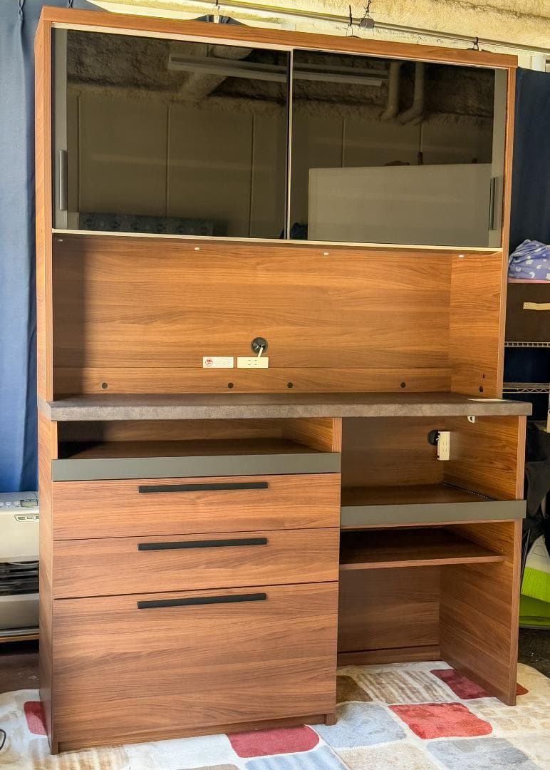 パモウナ キッチンボード SYシリーズ 幅140cm 高さ198cm 大容量収納