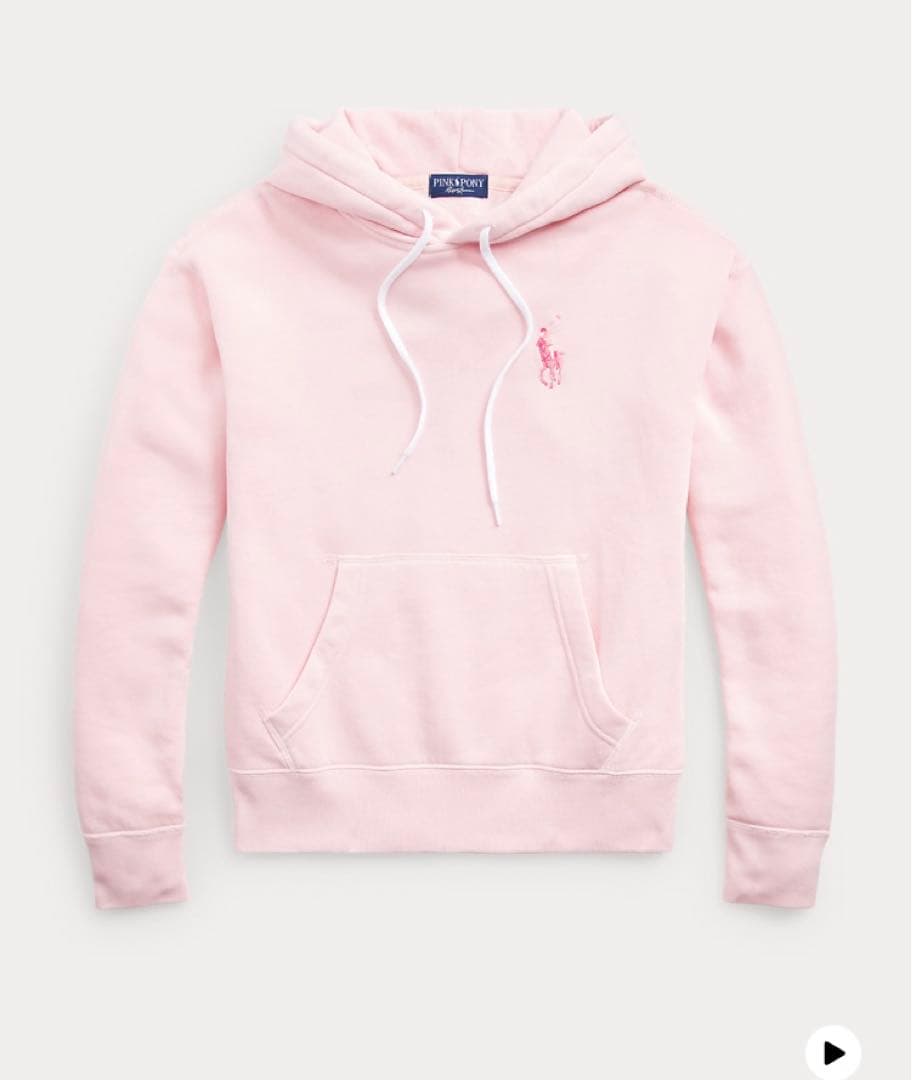 ラルフローレン Pink Pony フリース フーディ　ピンクポニー
