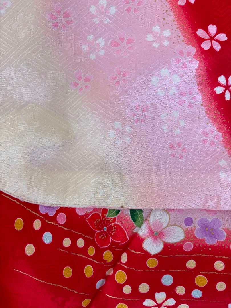 【七五三】7歳　女の子　着物セット　正絹