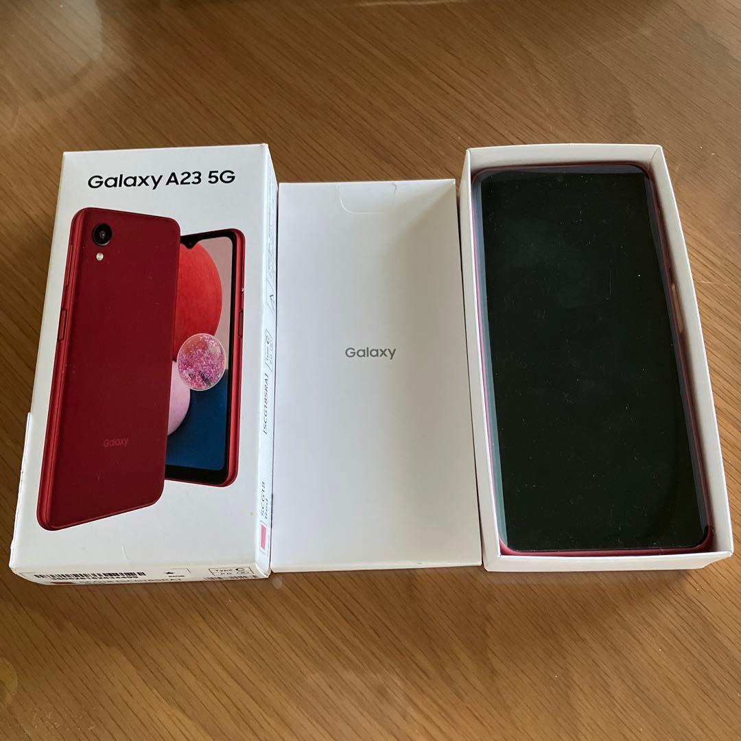 Galaxy A23 5G レッド