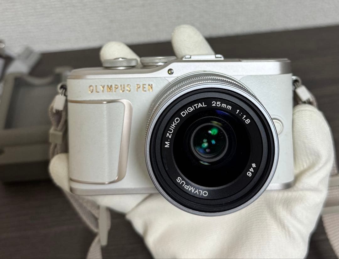 【動作確認済】 OLYMPUS PEN E-PL10 ミラーレス一眼 ホワイト