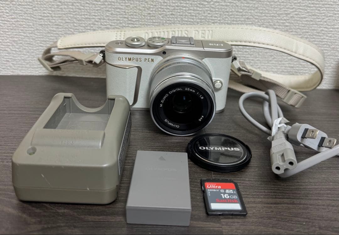 【動作確認済】 OLYMPUS PEN E-PL10 ミラーレス一眼 ホワイト