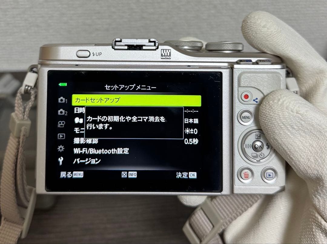 【動作確認済】 OLYMPUS PEN E-PL10 ミラーレス一眼 ホワイト