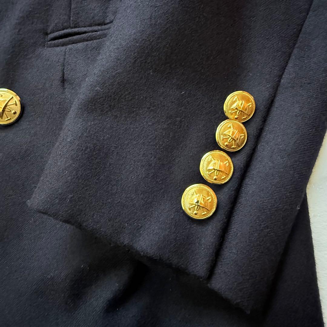 白クマちゃん　 美品 ラルフローレン 紺ブレ 金ボタン ブレザー