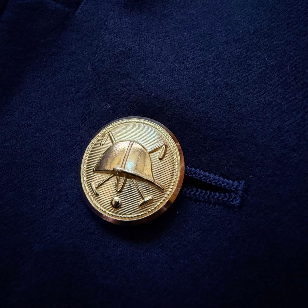 白クマちゃん　 美品 ラルフローレン 紺ブレ 金ボタン ブレザー