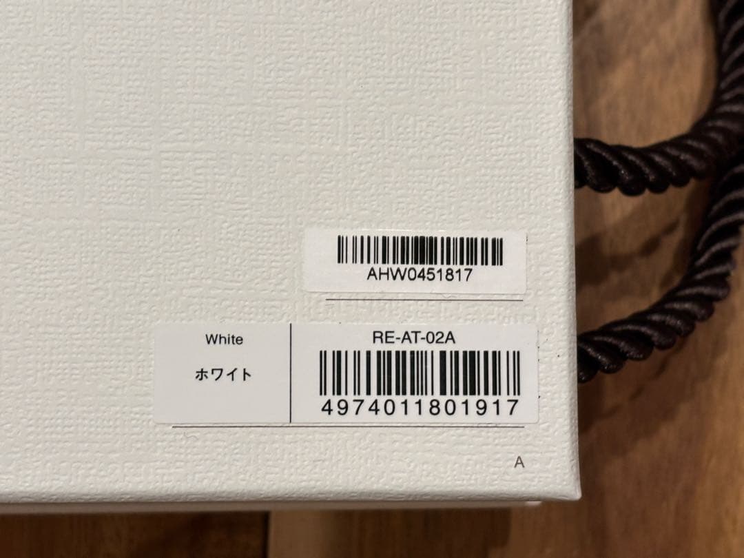 ReFa ストレートヘアアイロンプロ ホワイト　新品・未使用・未通電