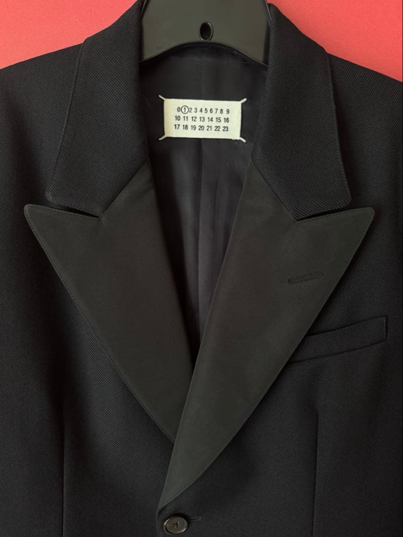 【即購入ok】マルジェラ　ブラック ジャケット(内ポケット3つ)