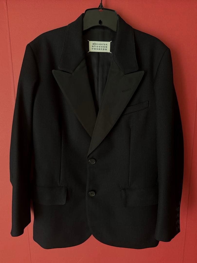 【即購入ok】マルジェラ　ブラック ジャケット(内ポケット3つ)