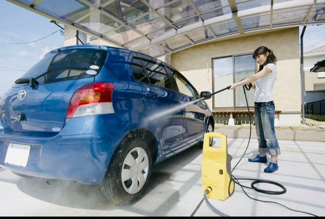 【未使用品】 アイリスオオヤマ 高圧洗浄機 イエローー