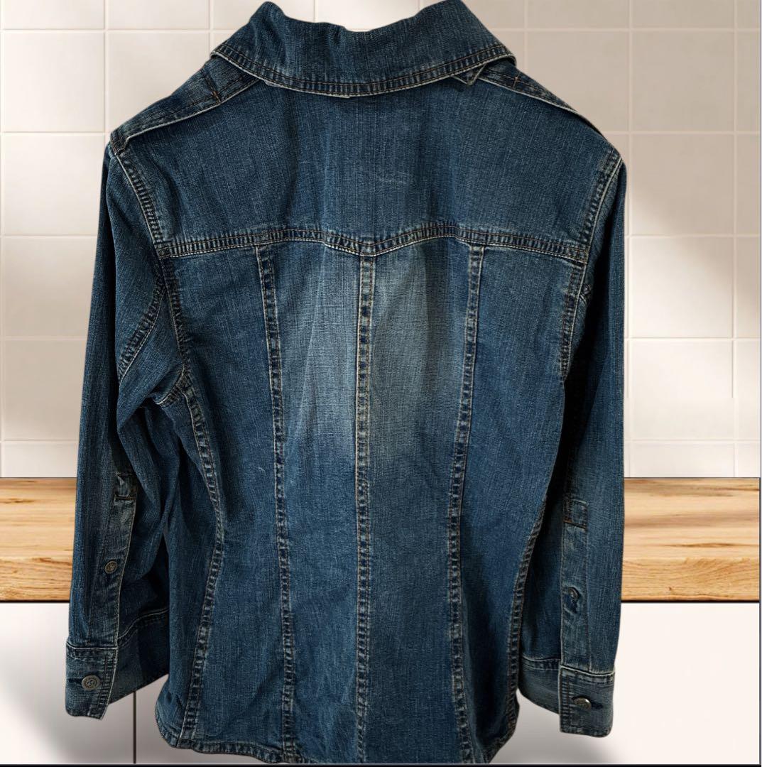バーバリーロンドン ノバチェック裏地 デニムジャケット 40 Gジャン