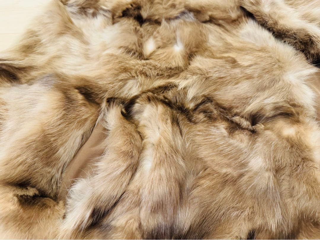 ロシアンセーブル　ケープ　ポンチョ