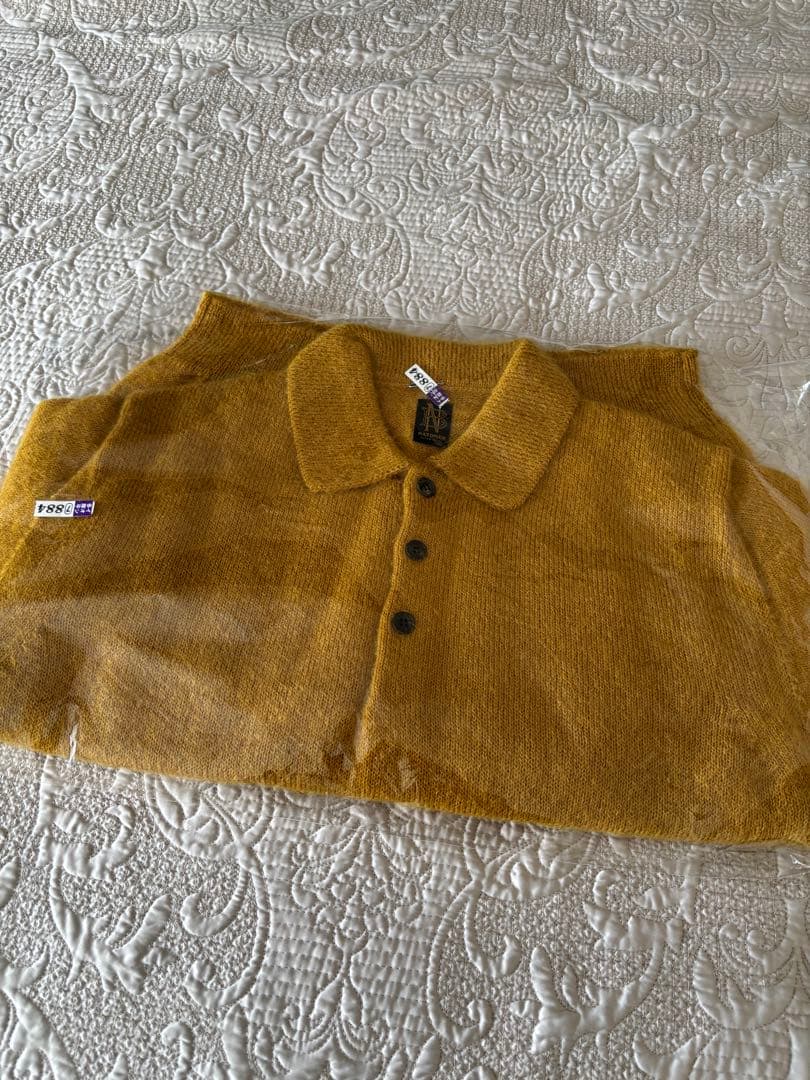 BATONER モヘヤニットポロ サイズ2