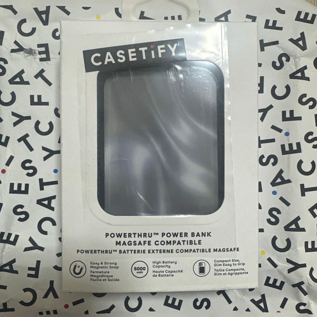 【本日限定値下げ】CASETIFY ケースティファイ　モバイルバッテリー