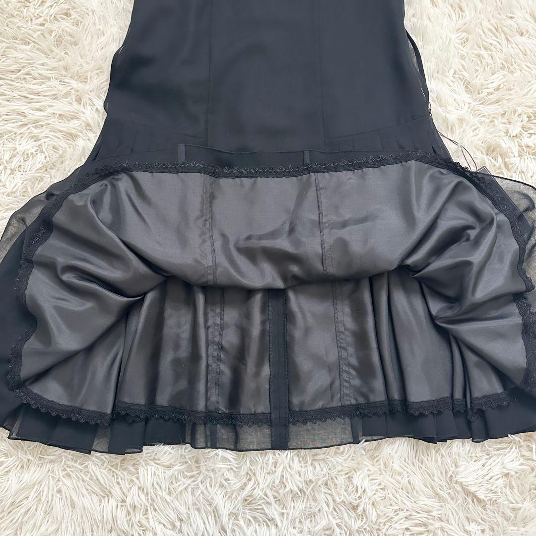 未使用✨️フォクシー チューリップフレア ドレス ワンピース ブラック M