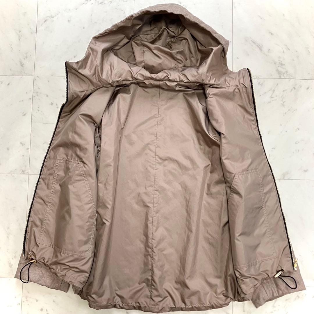 美品 ベイジ BEIGE, キルティングジャケット リバーシブル モカ